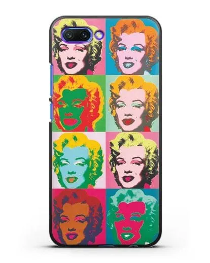 Чехол в стиле поп-арт Мэрилин Монро (Энди Уорхол) силиконовый для Honor 10