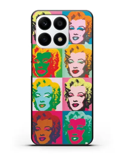 Чехол в стиле поп-арт Мэрилин Монро (Энди Уорхол) силиконовый для Honor X8a
