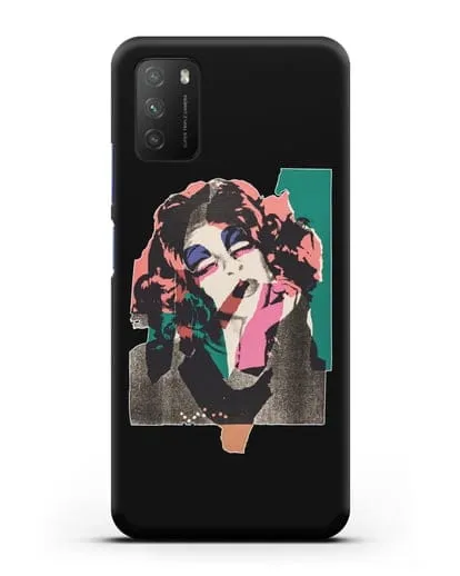 Чехол в стиле поп-арт Дама (Энди Уорхол) силиконовый для Xiaomi Poco M3