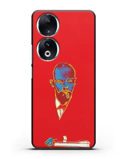Чехол в стиле поп-арт Красный Ленин (Энди Уорхол) силиконовый для Honor 90