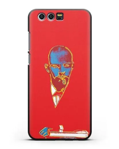 Чехол в стиле поп-арт Красный Ленин (Энди Уорхол) силиконовый для Honor 9