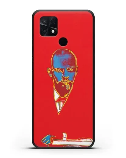 Чехол в стиле поп-арт Красный Ленин (Энди Уорхол) силиконовый для Xiaomi Poco C40