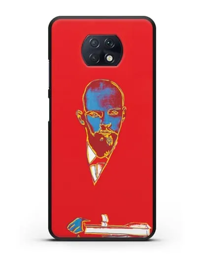 Чехол в стиле поп-арт Красный Ленин (Энди Уорхол) силиконовый для Xiaomi Redmi Note 9T