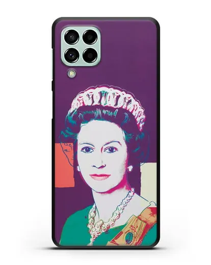 Чехол в стиле поп-арт Королева Елизавета (Энди Уорхол) силиконовый для Samsung Galaxy M53 [SM-M536]
