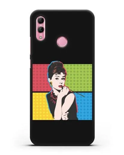 Чехол в стиле поп-арт Рука с пистолетом силиконовый для Honor 10 Lite