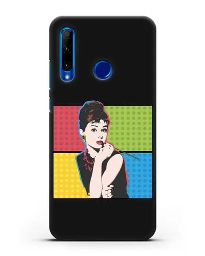 Чехол в стиле поп-арт Рука с пистолетом силиконовый для Honor 10i