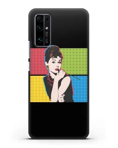 Чехол в стиле поп-арт Рука с пистолетом силиконовый для Honor 30 Premium