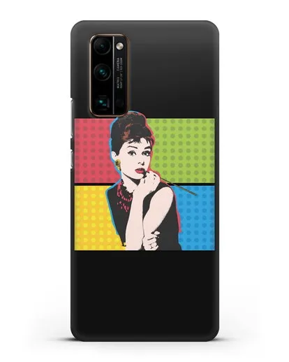 Чехол в стиле поп-арт Рука с пистолетом силиконовый для Honor 30 Pro