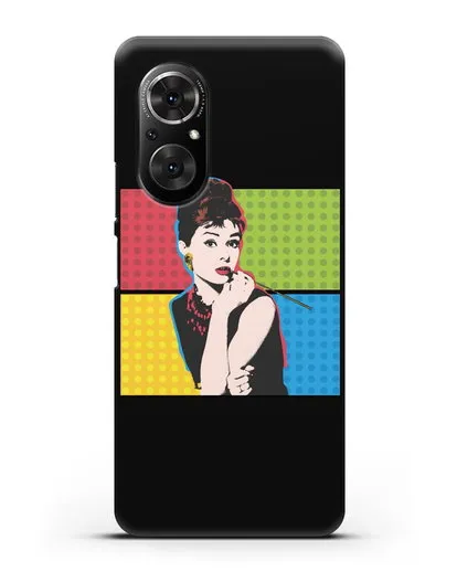 Чехол в стиле поп-арт Рука с пистолетом силиконовый для Honor 50 SE