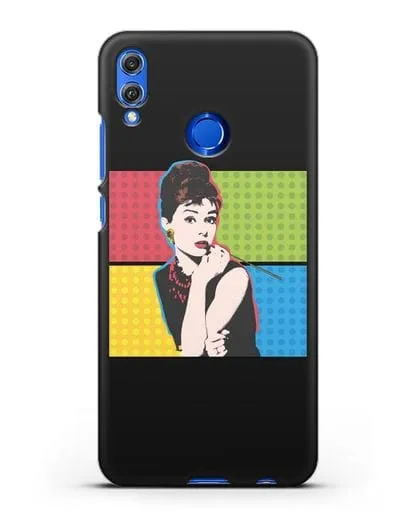 Чехол в стиле поп-арт Рука с пистолетом силиконовый для Honor 8X