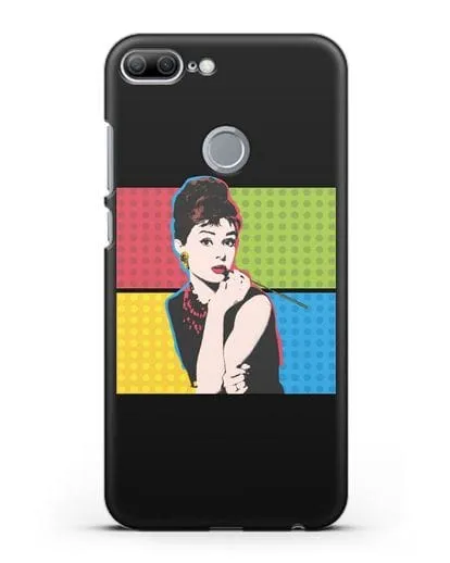 Чехол в стиле поп-арт Рука с пистолетом силиконовый для Honor 9 Lite