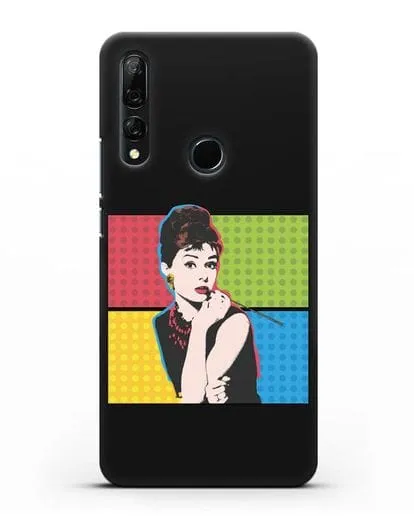 Чехол в стиле поп-арт Рука с пистолетом силиконовый для Honor 9X