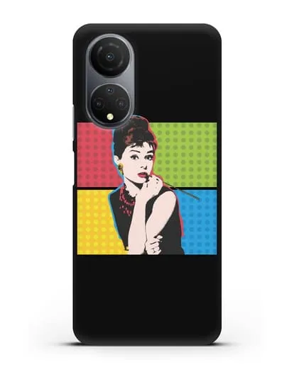 Чехол в стиле поп-арт Рука с пистолетом силиконовый для Honor X7