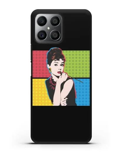 Чехол в стиле поп-арт Рука с пистолетом силиконовый для Honor X8