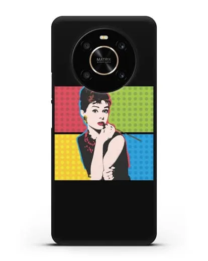 Чехол в стиле поп-арт Рука с пистолетом силиконовый для Honor X9