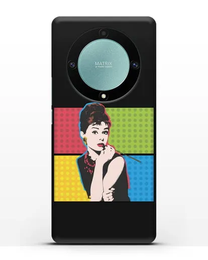 Чехол в стиле поп-арт Рука с пистолетом силиконовый для Honor X9a