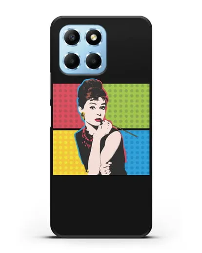 Чехол в стиле поп-арт Рука с пистолетом силиконовый для Honor X6