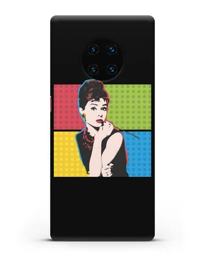 Чехол в стиле поп-арт Рука с пистолетом силиконовый для Huawei Mate 30 Pro