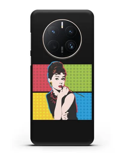 Чехол в стиле поп-арт Рука с пистолетом силиконовый для Huawei Mate 50 Pro