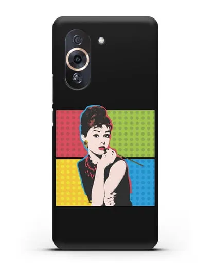 Чехол в стиле поп-арт Рука с пистолетом силиконовый для Huawei Nova 10 Pro