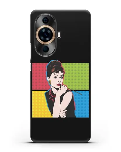 Чехол в стиле поп-арт Рука с пистолетом силиконовый для Huawei Nova 11 Pro