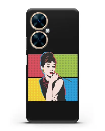 Чехол в стиле поп-арт Рука с пистолетом силиконовый для Huawei Nova 11i