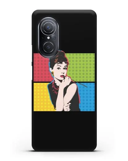 Чехол в стиле поп-арт Рука с пистолетом силиконовый для Huawei Nova 9 SE