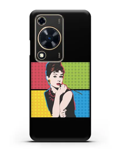 Чехол в стиле поп-арт Рука с пистолетом силиконовый для Huawei Nova Y72