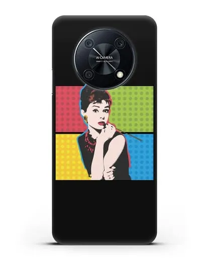 Чехол в стиле поп-арт Рука с пистолетом силиконовый для Huawei Nova Y90