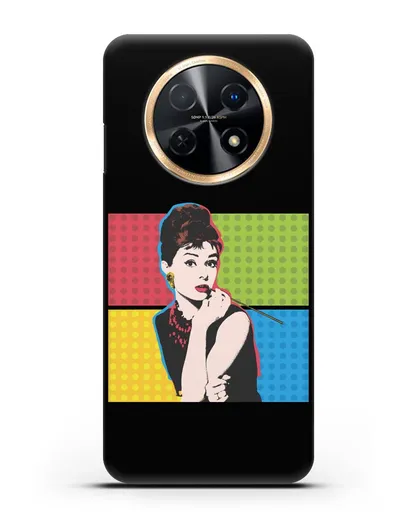 Чехол в стиле поп-арт Рука с пистолетом силиконовый для Huawei Nova Y91