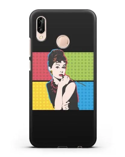 Чехол в стиле поп-арт Рука с пистолетом силиконовый для Huawei P20 Lite