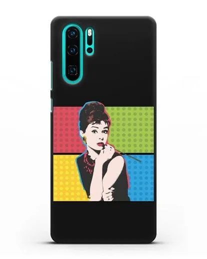 Чехол в стиле поп-арт Рука с пистолетом силиконовый для Huawei P30 Pro