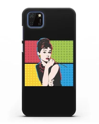 Чехол в стиле поп-арт Рука с пистолетом силиконовый для Huawei Y5P