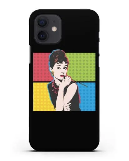 Чехол в стиле поп-арт Рука с пистолетом силиконовый для iPhone 12