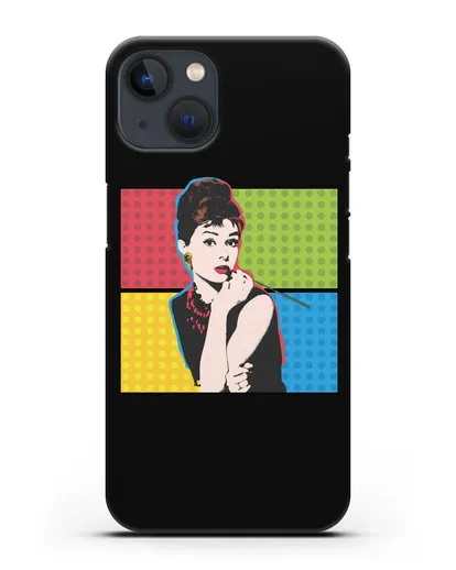 Чехол в стиле поп-арт Рука с пистолетом силиконовый для iPhone 13