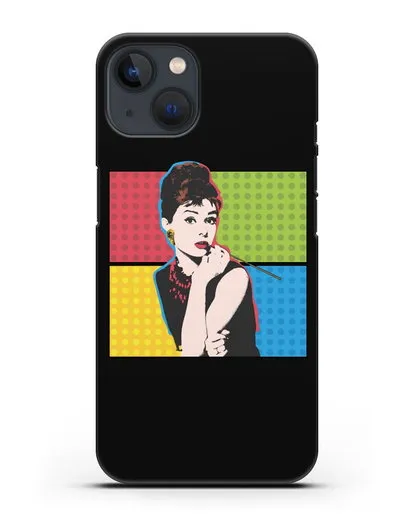 Чехол в стиле поп-арт Рука с пистолетом силиконовый для iPhone 13 Mini