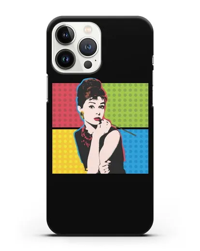 Чехол в стиле поп-арт Рука с пистолетом силиконовый для iPhone 13 Pro Max