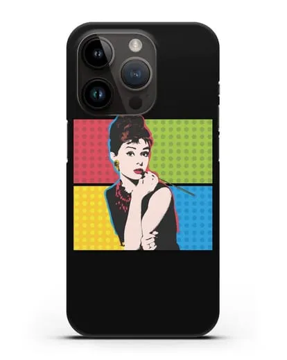 Чехол в стиле поп-арт Рука с пистолетом силиконовый для iPhone 14 Pro