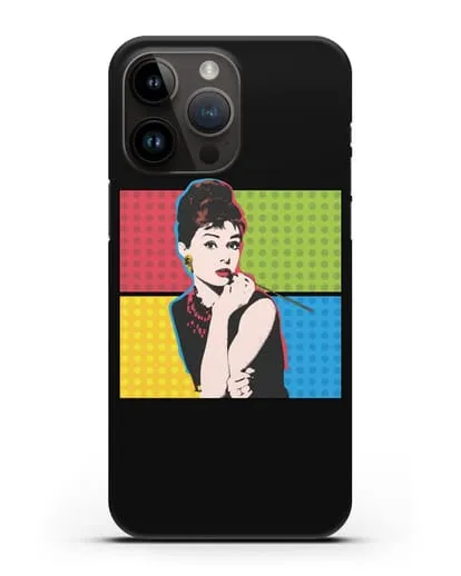 Чехол в стиле поп-арт Рука с пистолетом силиконовый для iPhone 14 Pro Max