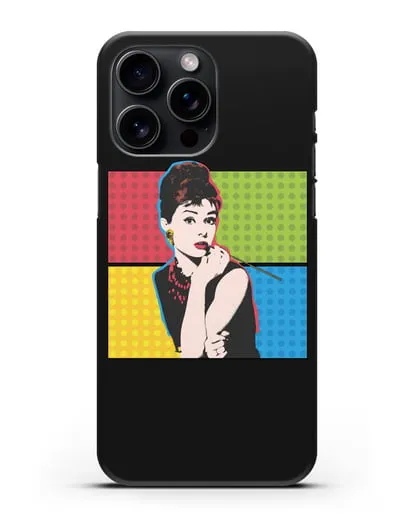 Чехол в стиле поп-арт Рука с пистолетом силиконовый для iPhone 15 Pro Max