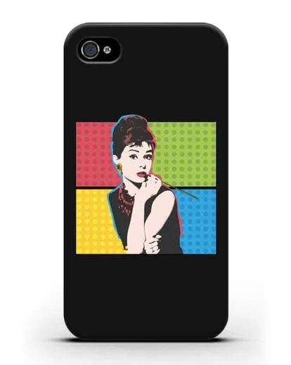 Чехол в стиле поп-арт Рука с пистолетом силиконовый для iPhone 4/4s