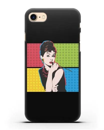 Чехол в стиле поп-арт Рука с пистолетом силиконовый для iPhone 8