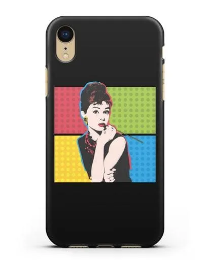 Чехол в стиле поп-арт Рука с пистолетом силиконовый для iPhone XR