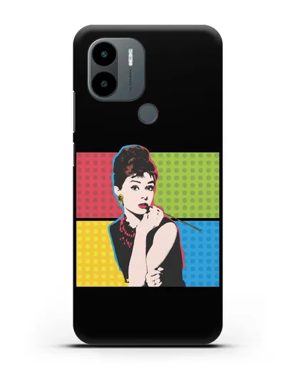 Чехол в стиле поп-арт Рука с пистолетом силиконовый для Xiaomi Poco C51