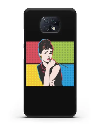 Чехол в стиле поп-арт Рука с пистолетом силиконовый для Xiaomi Redmi Note 9T