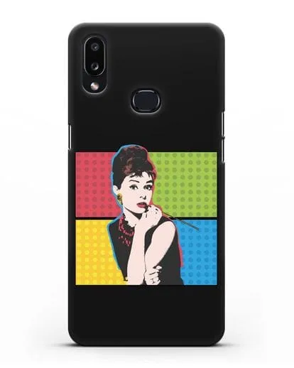 Чехол в стиле поп-арт Рука с пистолетом силиконовый для Samsung Galaxy A10s [SM-F107F]