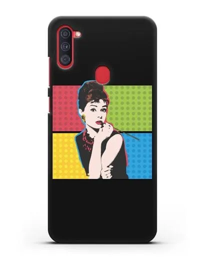 Чехол в стиле поп-арт Рука с пистолетом силиконовый для Samsung Galaxy A11 [SM-A115F]