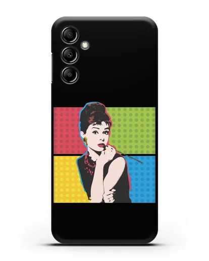 Чехол в стиле поп-арт Рука с пистолетом силиконовый для Samsung Galaxy A14 [SM-A145]