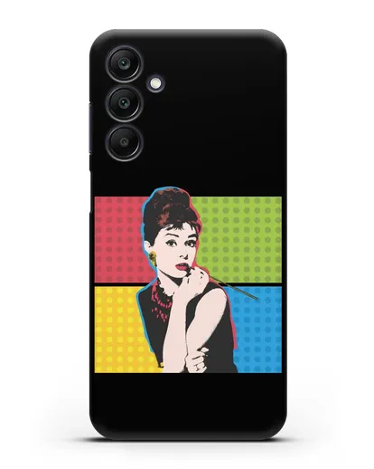 Чехол в стиле поп-арт Рука с пистолетом силиконовый для Samsung Galaxy A25 [SM-A256]