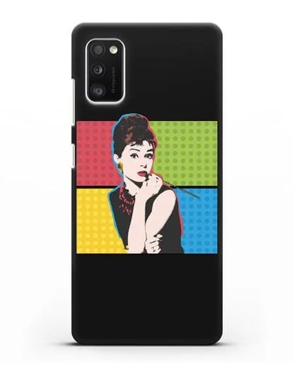 Чехол в стиле поп-арт Рука с пистолетом силиконовый для Samsung Galaxy A41 [SM-A415F]